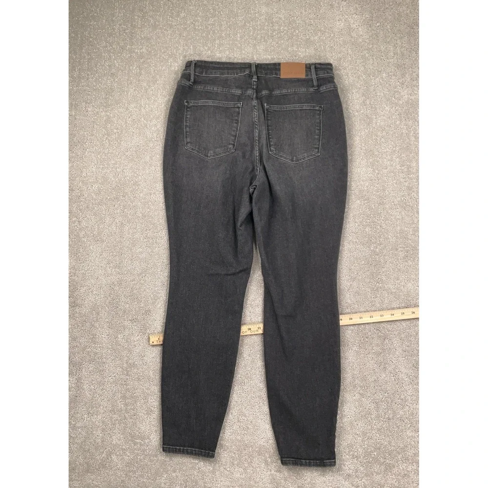 Judy Blue LA Jeans Women 14W Black JB88753 Skinny Whisker High Rise Stretch - Picture 10 of 11